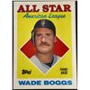 Image 1 : 1988 TOPPS WADE BOGGS (HOF)