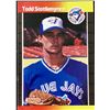 Image 1 : 1989 DONRUSS TODD STOTTLEMYRE ROOKIE CARD