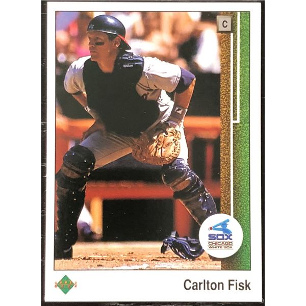 1989 UPPER DECK CARLTON FISK (HOF)