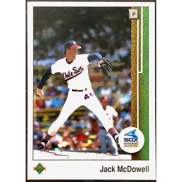 1989 UPPER DECK JACK McDOWELL ROOKIE CARD