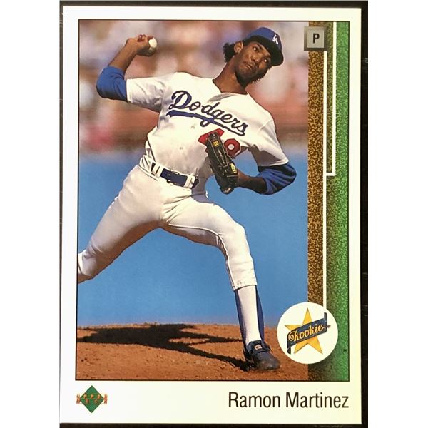 1989 UPPER DECK RAMON MARTINEZ ROOKIE CARD