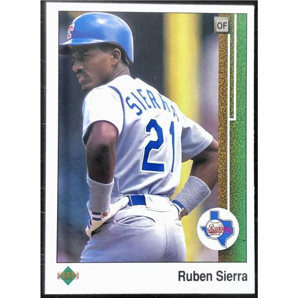 1989 UPPER DECK RUBEN SIERRA