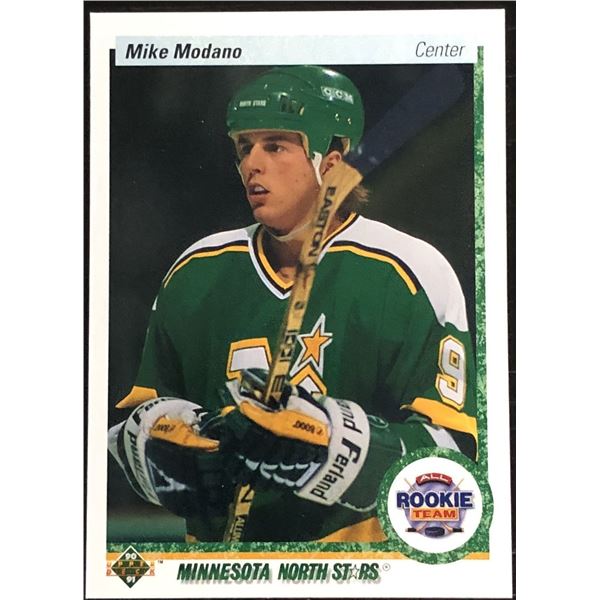 1990-91 UPPER DECK MIKE MODANO (HOF) ROOKIE CARD