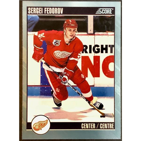 1992-93 SCORE SERGEI FEDEROV (HOF)