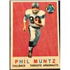 Image 1 : 1959 TOPPS CFL PHIL MUNTZ