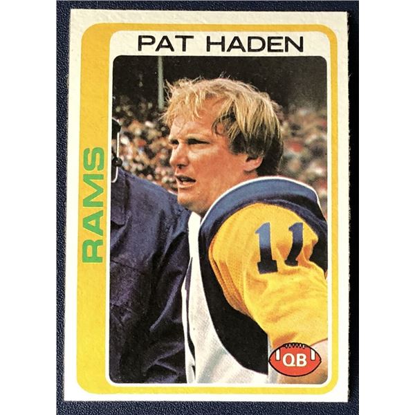 1978 TOPPS PAT HADEN