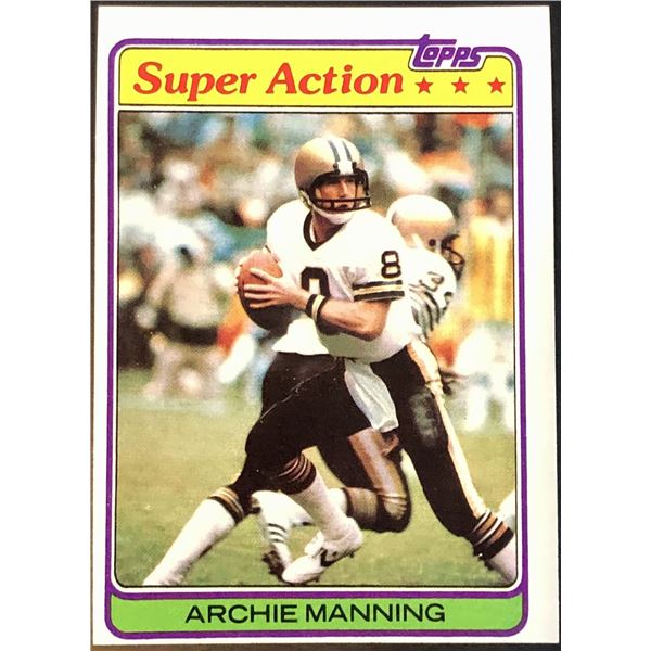 1981 TOPPS ARCHIE MANNING