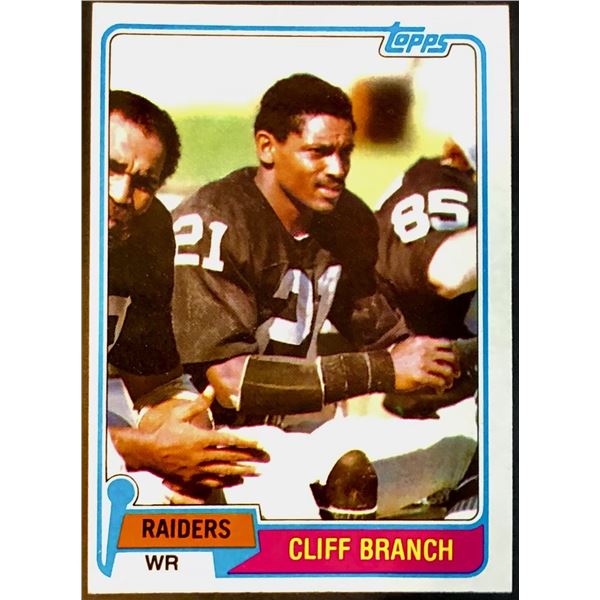 1981 TOPPS CLIFF BRANCH (HOF)