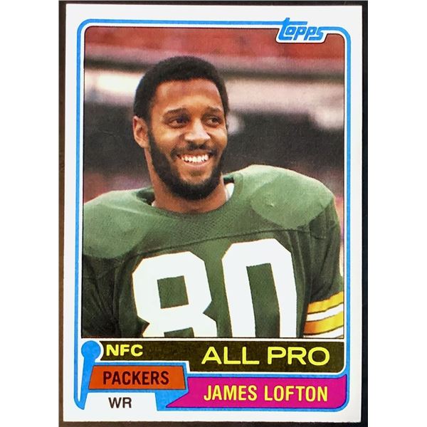1981 TOPPS JAMES LOFTON (HOF)