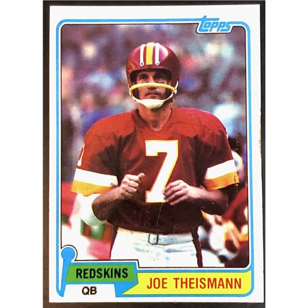 1981 TOPPS JOE THEISMANN