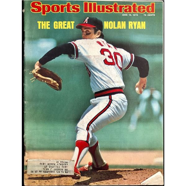 1975 SPORTS ILLUSTRATED - NOLAN RYAN (HOF)