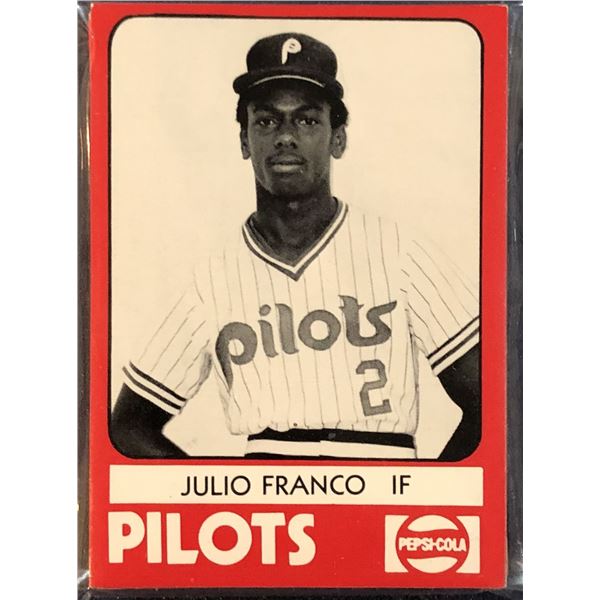 1980 MiLB TEAM SET PENINSULA PILOTS - JULIO FRANCO