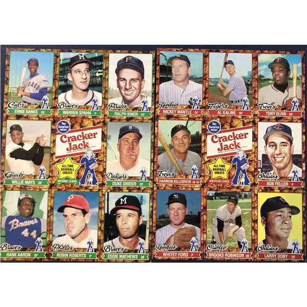 1982 TOPPS CRACKER JACK ALL TIME GREATS SET