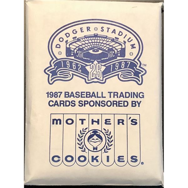 1987 MOTHER'S COOKIES LOS ANGELES DODGERS SET