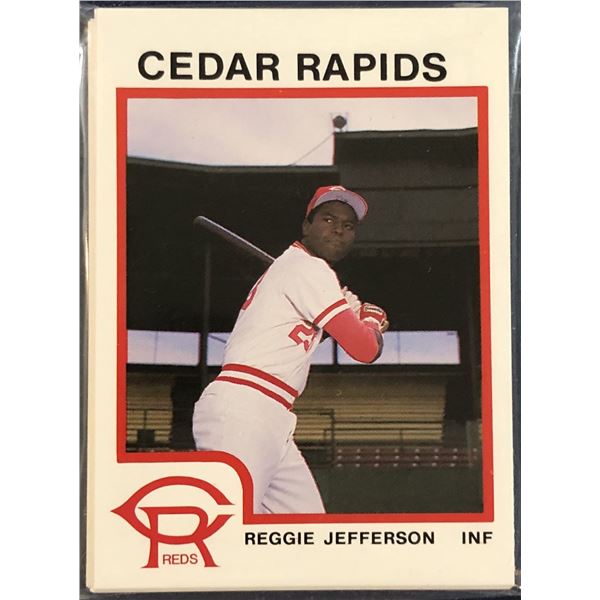1987 PROCARDS MiLB CEDAR RAPIDS TEAM SET - REGGIE JEFFERSON