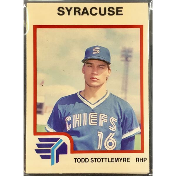 1987 PROCARDS MiLB SYRACUSE CHIEFS TEAM SET - TODD STOTTLEMYRE