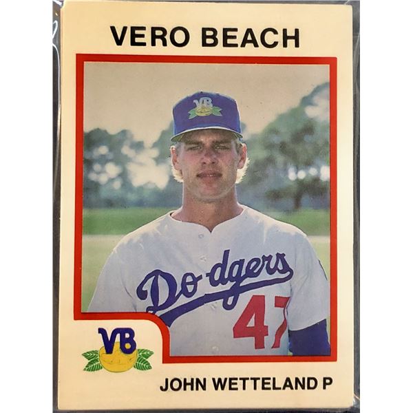 1987 PROCARDS MiLB VERO BEACH DODGERS TEAM SET - JOHN WETTELAND
