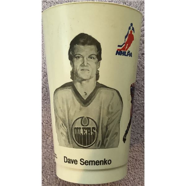 1980-81 7-ELEVEN NHL SLURPEE CUPS - DAVE SEMENKO