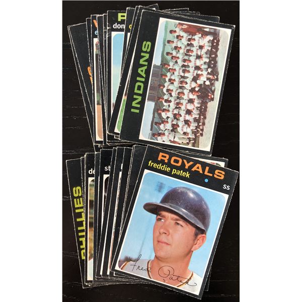 1971 O-PEE-CHEE BASEBALL COLLECTION - 25 CARDS