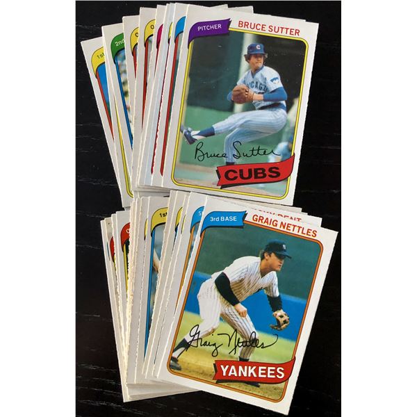 1980 O-PEE-CHEE BASEBALL COLLECTION - 25 CARDS
