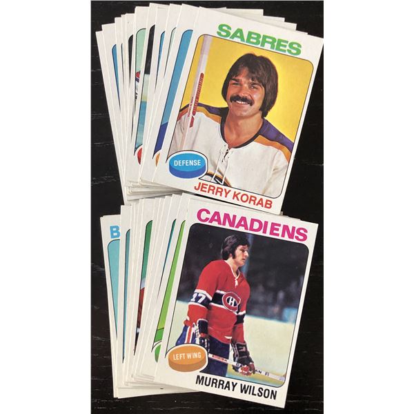 1975-76 TOPPS NHL COLLECTION - 25 CARDS