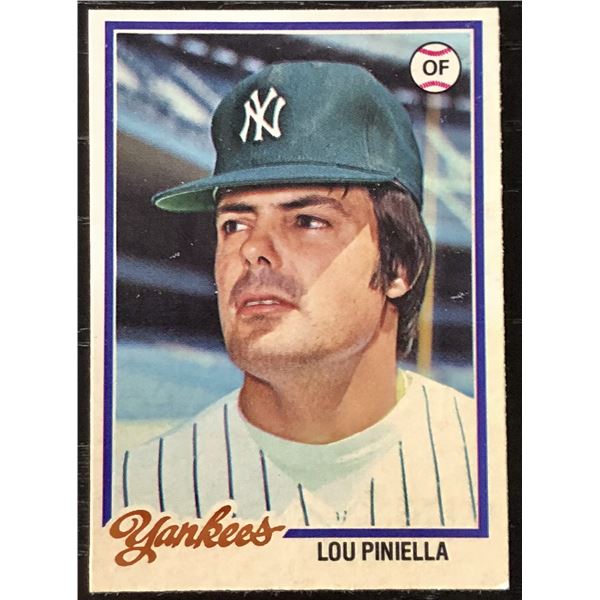 1978 O-PEE-CHEE LOU PINIELLA