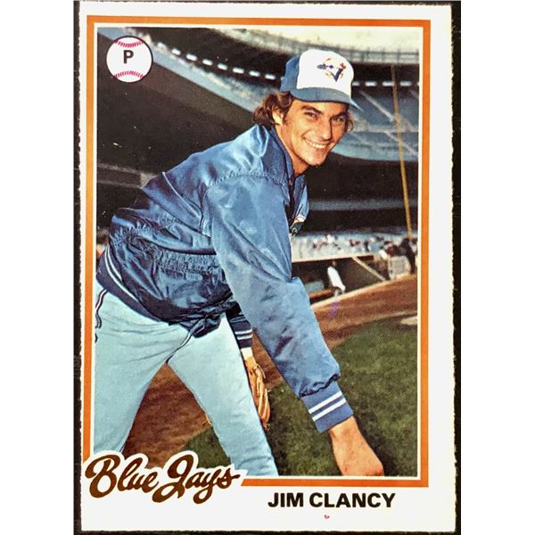 1978 O-PEE-CHEE JIM CLANCY ROOKIE CARD