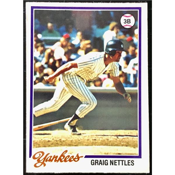 1978 O-PEE-CHEE GRAIG NETTLES