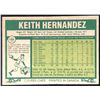 Image 2 : 1977 O-PEE-CHEE KEITH HERNANDEZ (HOF)