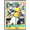 Image 1 : 1976 TOPPS BILLY WILLIAMS (HOF)