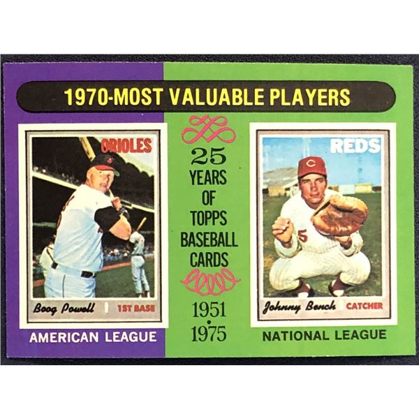 1975 TOPPS MINI JOHNNY BENCH (HOF)