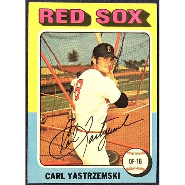 1975 TOPPS MINI CARL YASTRZEMSKI (HOF)