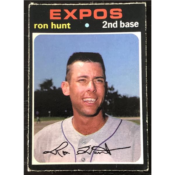 1971 O-PEE-CHEE RON HUNT
