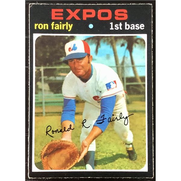 1971 O-PEE-CHEE RON FAIRLY
