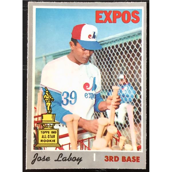 1970 O-PEE-CHEE JOSE LABOY ROOKIE CARD