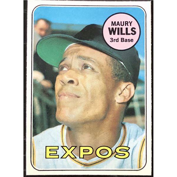 1969 O-PEE-CHEE MAURY WILLS