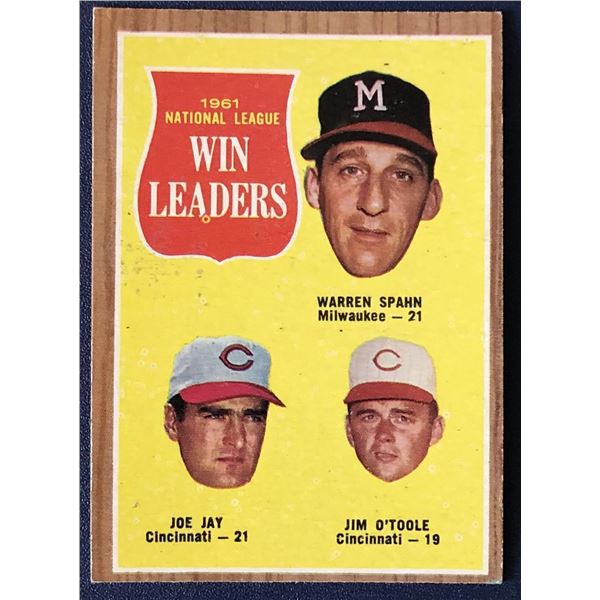 1962 TOPPS WARREN SPAHN (HOF) LL