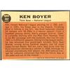 Image 2 : 1962 TOPPS KEN BOYER