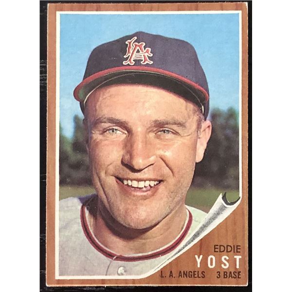 1962 TOPPS EDDIE YOST