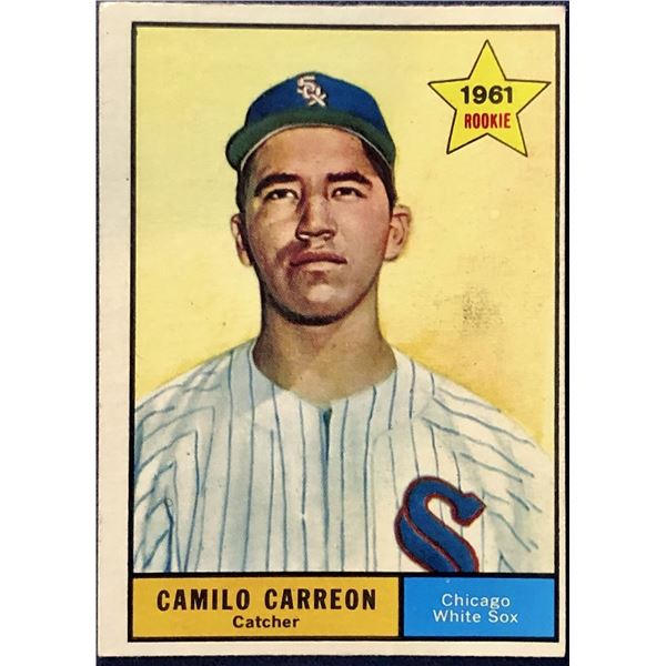 1961 TOPPS CAMILO CARREON ROOKIE CARD