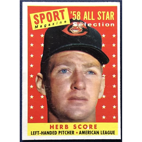 1958 TOPPS HERB SCORE