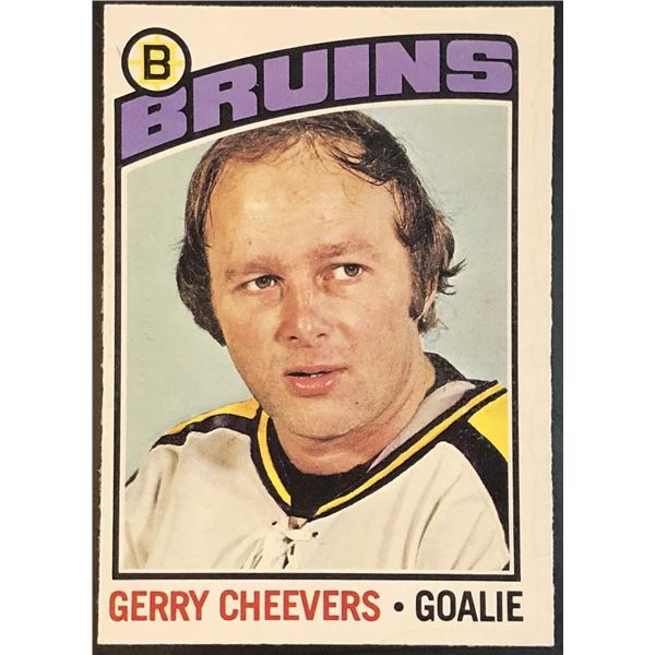 1976-77 O-PEE-CHEE GERRY CHEEVERS (HOF)