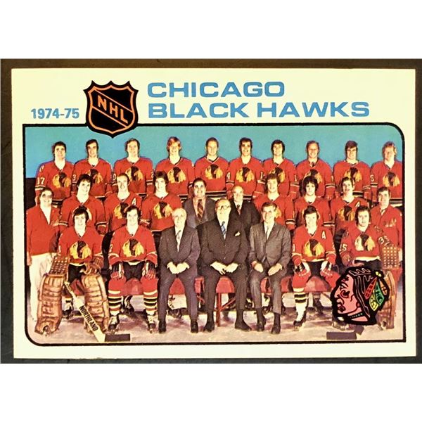 1975-76 TOPPS CHICAGO BLACK HAWKS