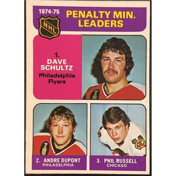 1975-76 NHL O-PEE-CHEE DAVE SCHULTZ