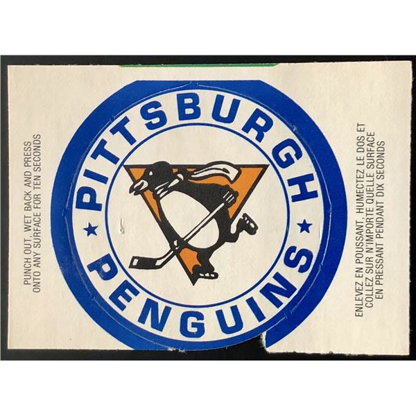1972-73 O-PEE-CHEE LOGO INSERT - PITTSBURGH PENGUINS
