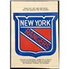 Image 1 : 1972-73 O-PEE-CHEE LOGO INSERT - NEW YORK RANGERS