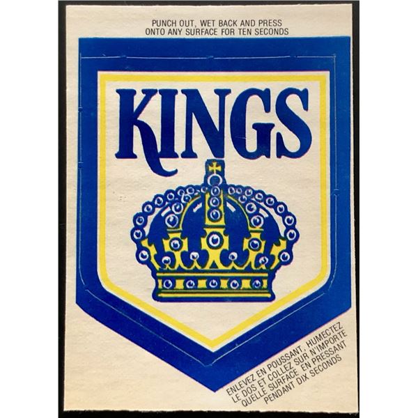 1972-73 O-PEE-CHEE LOGO INSERT - LOS ANGELES KINGS