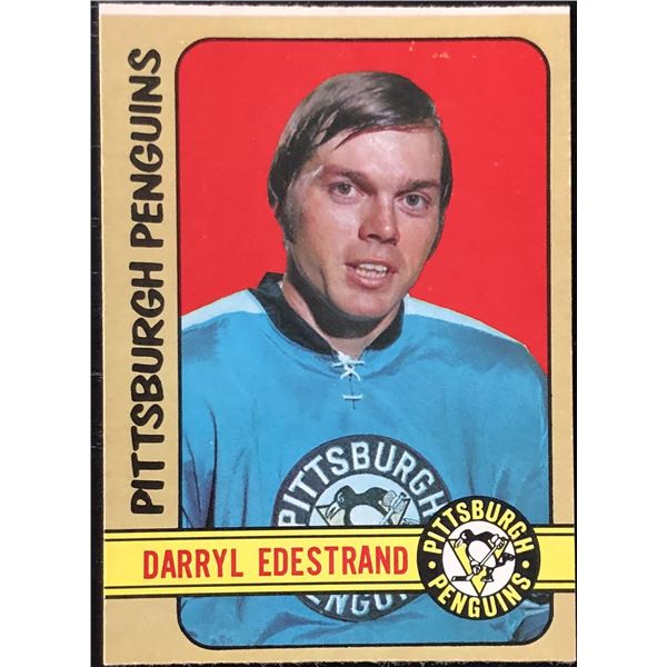 1972-73 O-PEE-CHEE DARRYL EDESTRAND ROOKIE CARD