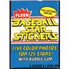 Image 1 : 1981 FLEER BASEBALL STAR STICKERS WAX PACK