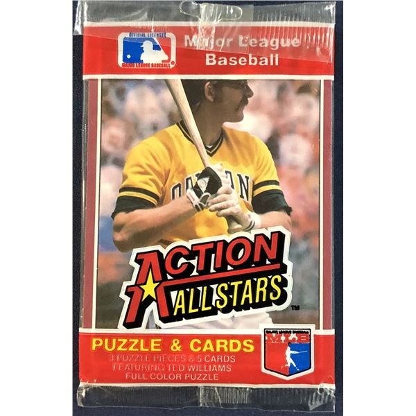 1984 DONRUSS BASEBALL ACTION ALL STARS CELLO PACK